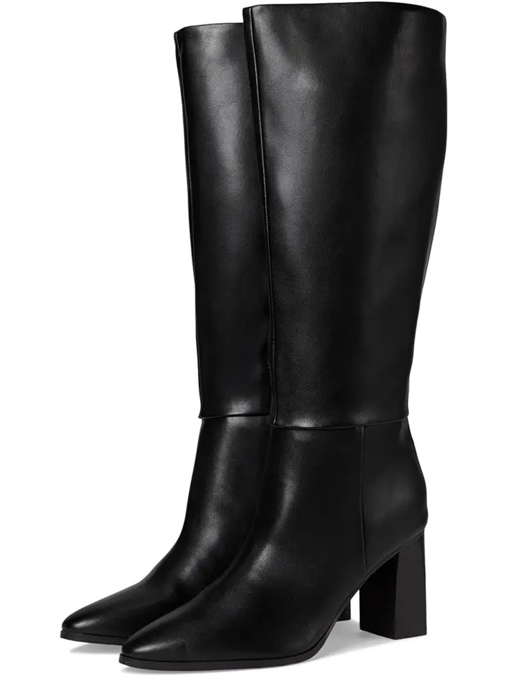 Calvin Klein Dawna Leather Tall Knee High Boots Black- women’s 7.5 NWT